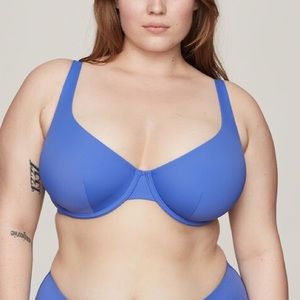 CUUP Scoop Bathing Suit Top in Iris